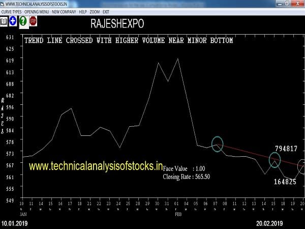 rajeshexpo share price